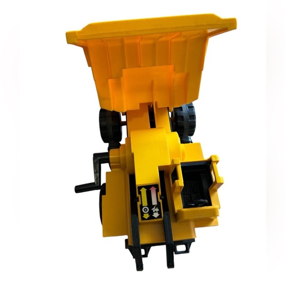 VTG Fisher-Price 1985 Husky Helpers People Power Dump Truck Works Great - Picture 6 of 10